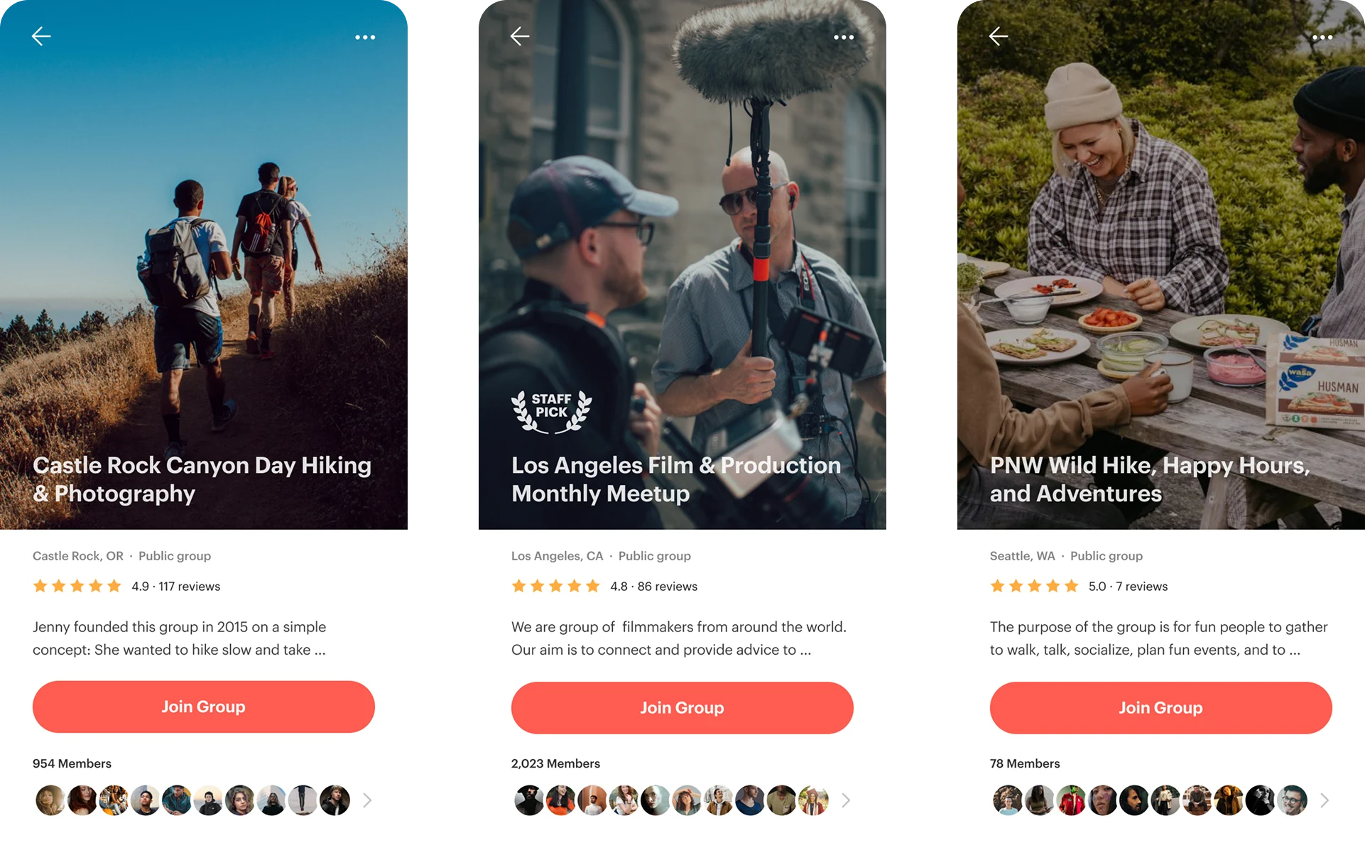 Meetup product