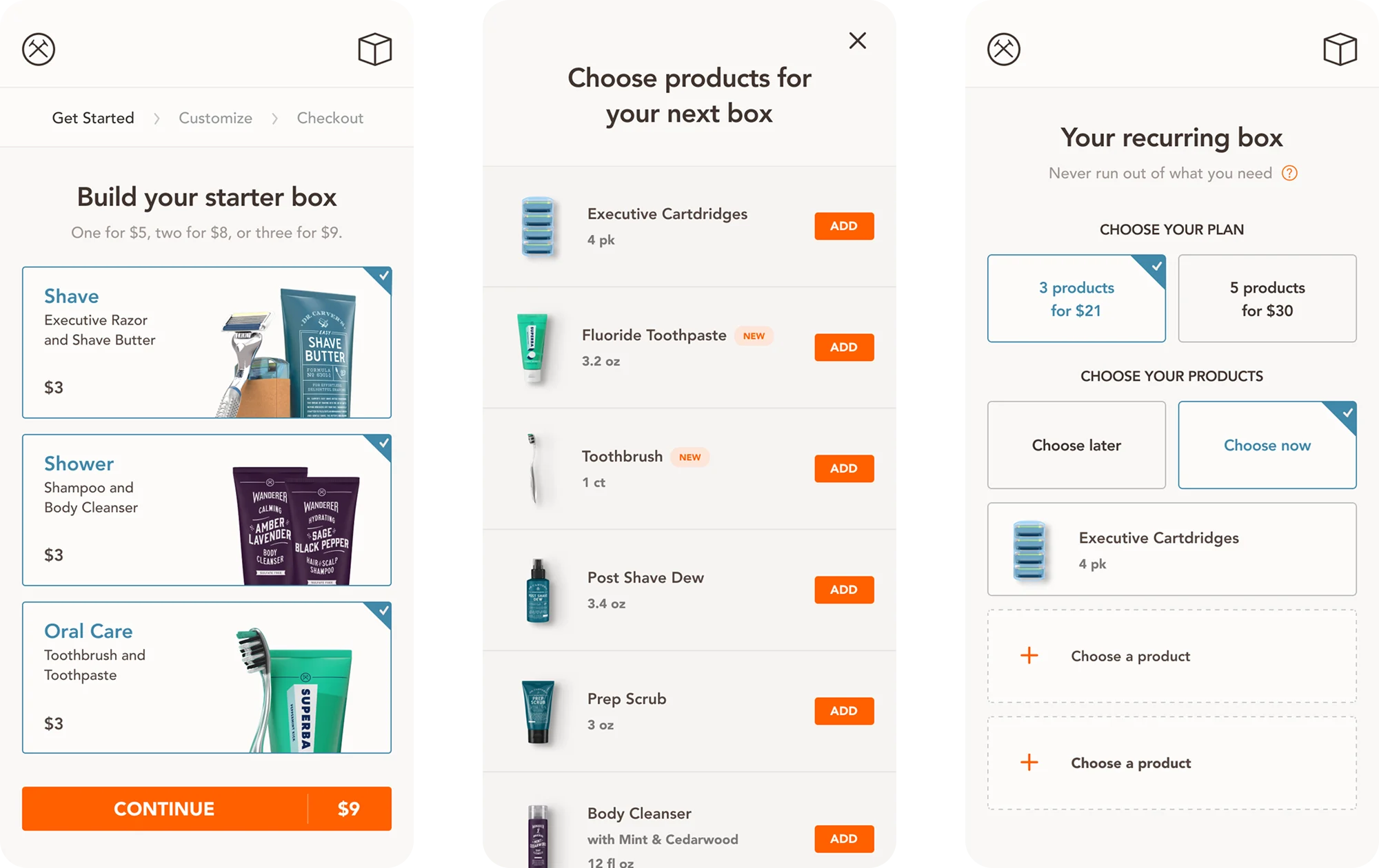 Dollar Shave Club product